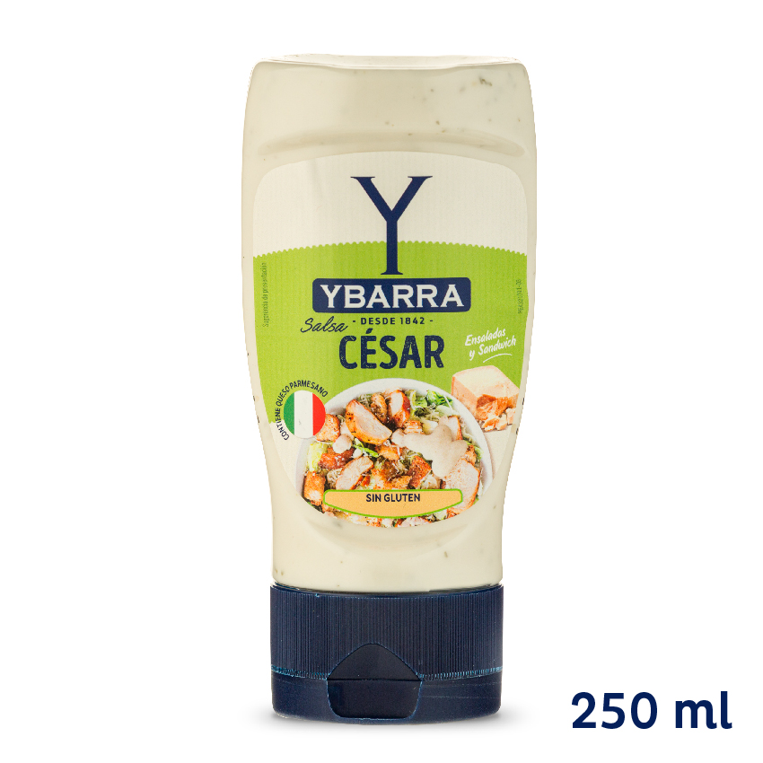 salsa césar ybarra bote boca abajo