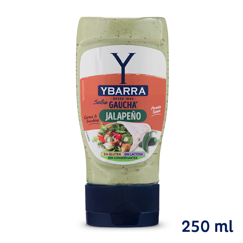 salsa Salsa Gaucha® Jalapeño 250ml Ybarra