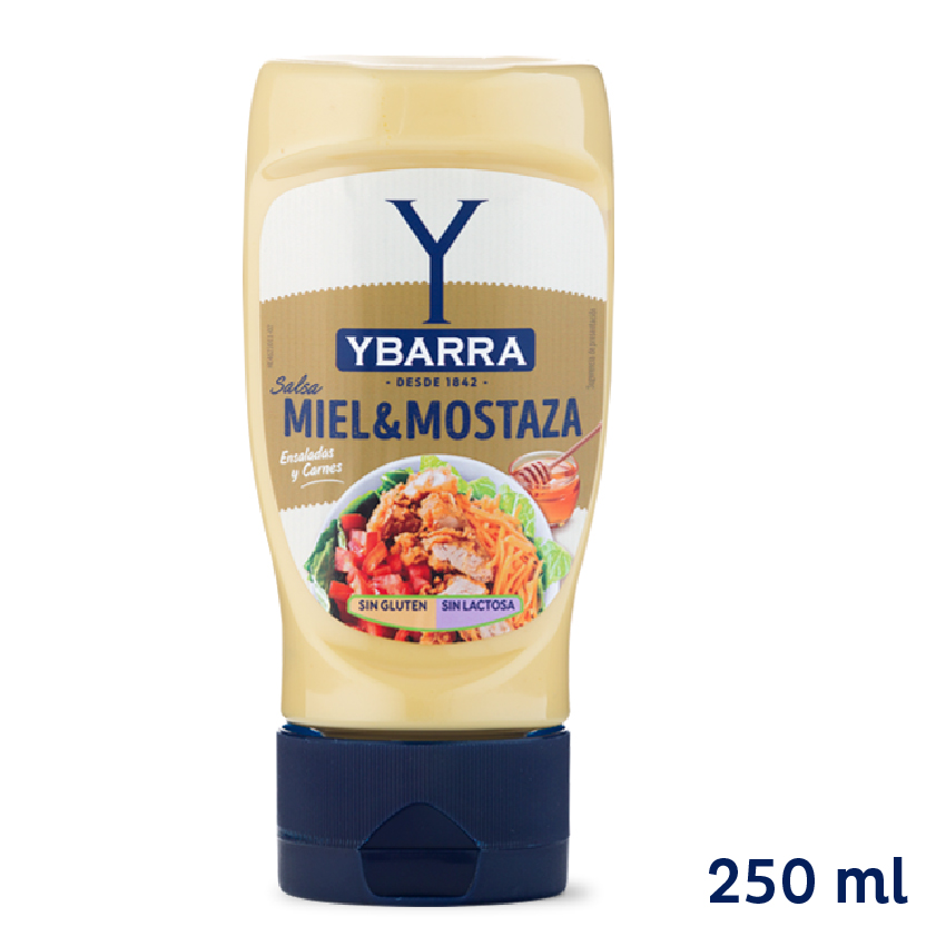 Salsa de miel y mostaza Ybarra