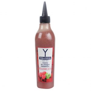 crema-balsamica-frambuesa-pincel Ybarra